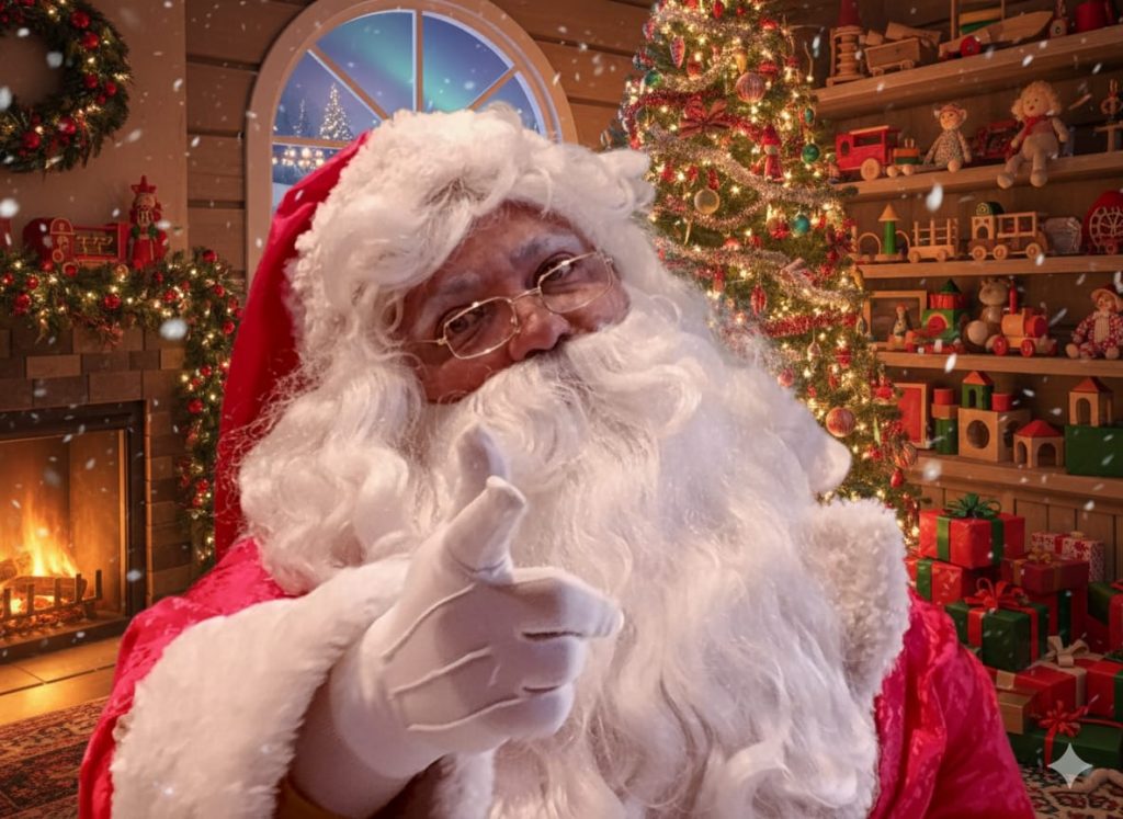 SANTA CLAUS ES PARTE DEL HASTAG SANTA EN ,MEXICO